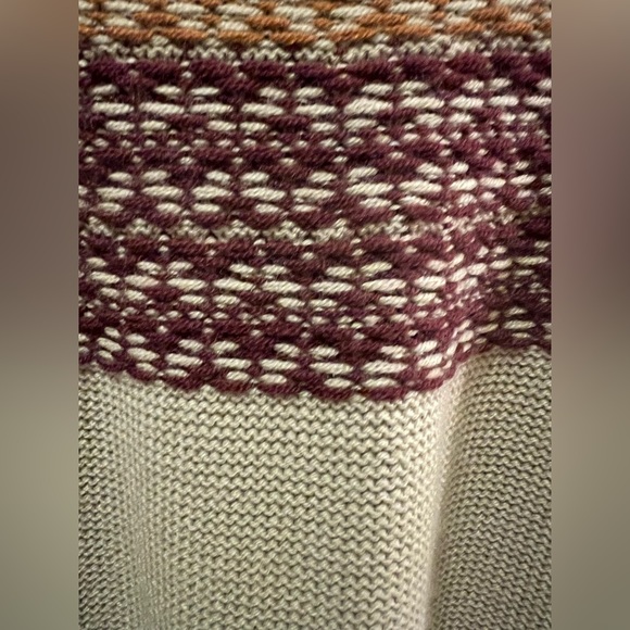 Kuhl Lucia Stone Fair Isle Sweater Dress Size XL - Picture 12 of 16